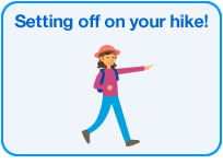 Setting off on your hike!