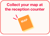 Collect your map at the reception counter