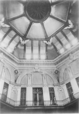 Photograph of dome interior at time of original construction