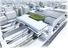 Renovate Chiba Station, develop station building