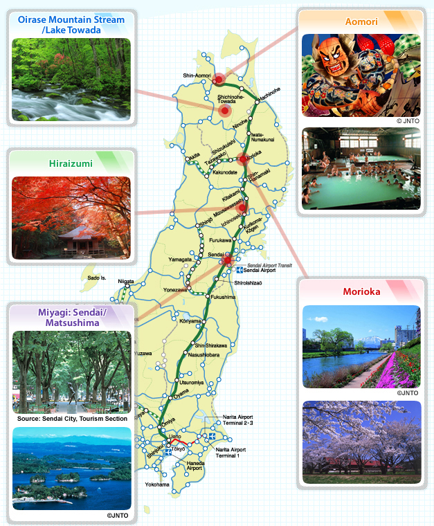 Tohokushinkansen Map