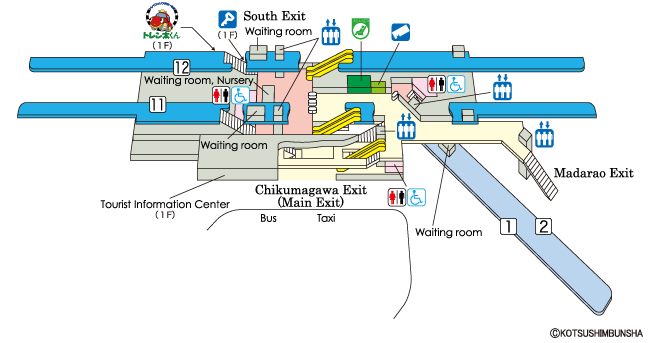 Iiyama Station Map