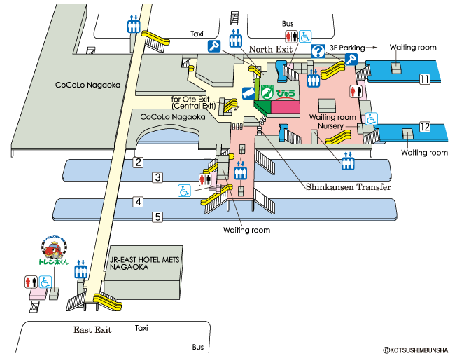 Nagaoka Station Map