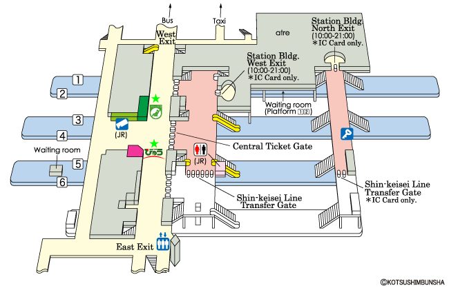 Matsudo Station Map