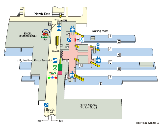 Mito Station Map