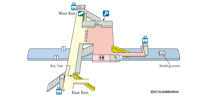Minami-Kashiwa Station Map