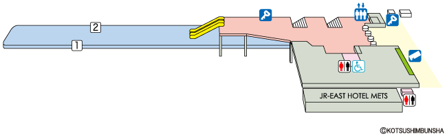 Mejiro Station Map