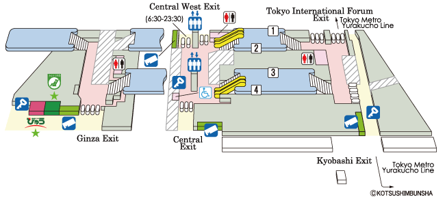 Yurakucho Station Map