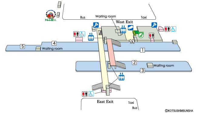 Yonezawa Station Map