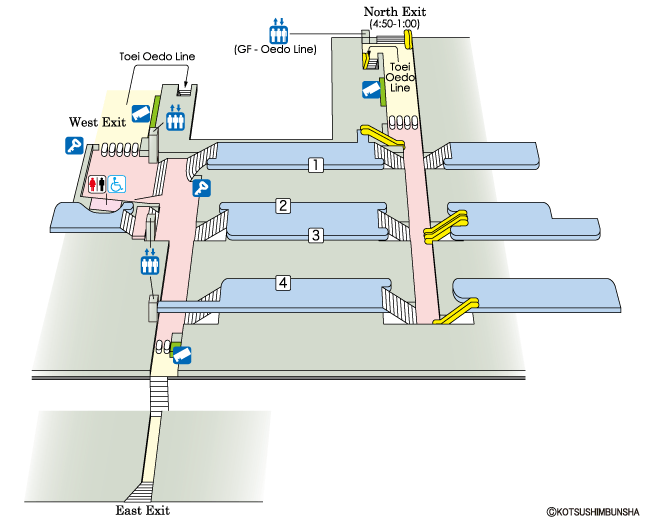 Yoyogi Station Map