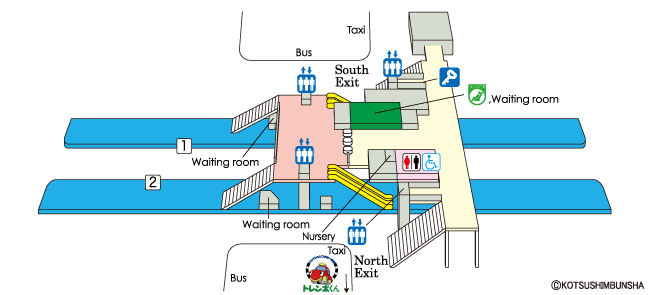 Shichinohe-Towada Station Map