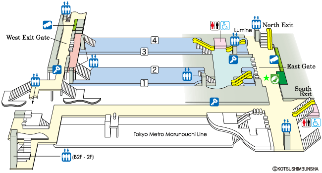 Ogikubo Station Map