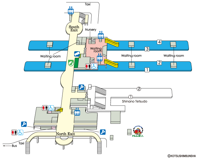 Karuizawa Station Map