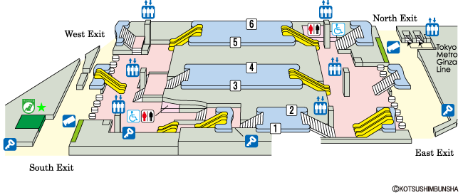 Kanda Station Map