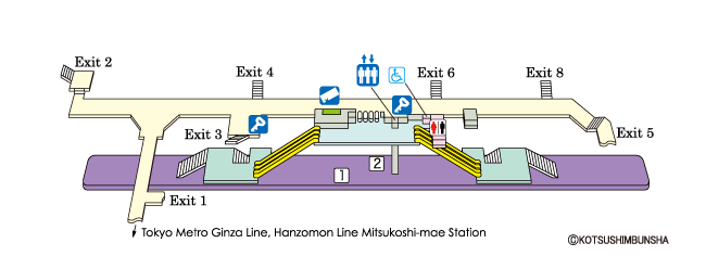 Shin-Nihombashi Station Map