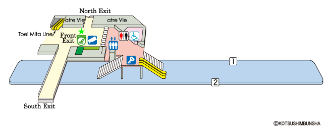 Sugamo Station Map
