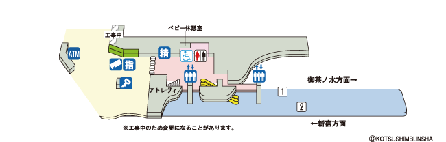 図 駅 名鉄 名古屋 構内