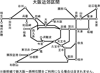 大阪近郊区間