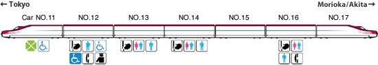 The Komachi Series E6: 7-car trains