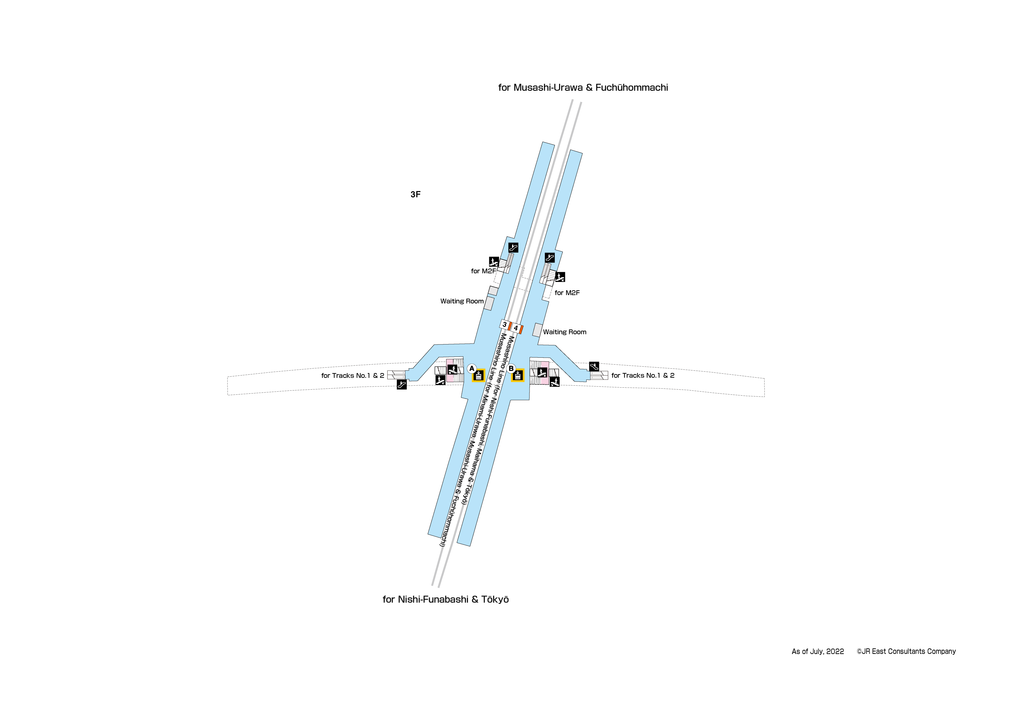 Shim-Matsudo Station 3FMap