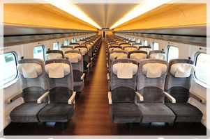 The interior of an E5 Ordinary Car