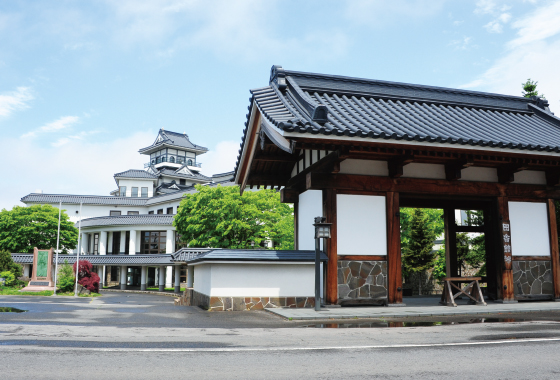 田舎館村役場・田舎館村展望台 【第1田んぼアートエリア】