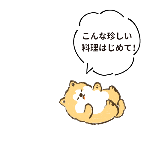 こんな珍しい料理はじめて！