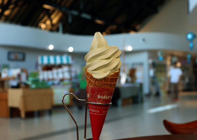 枝豆ソフトクリーム