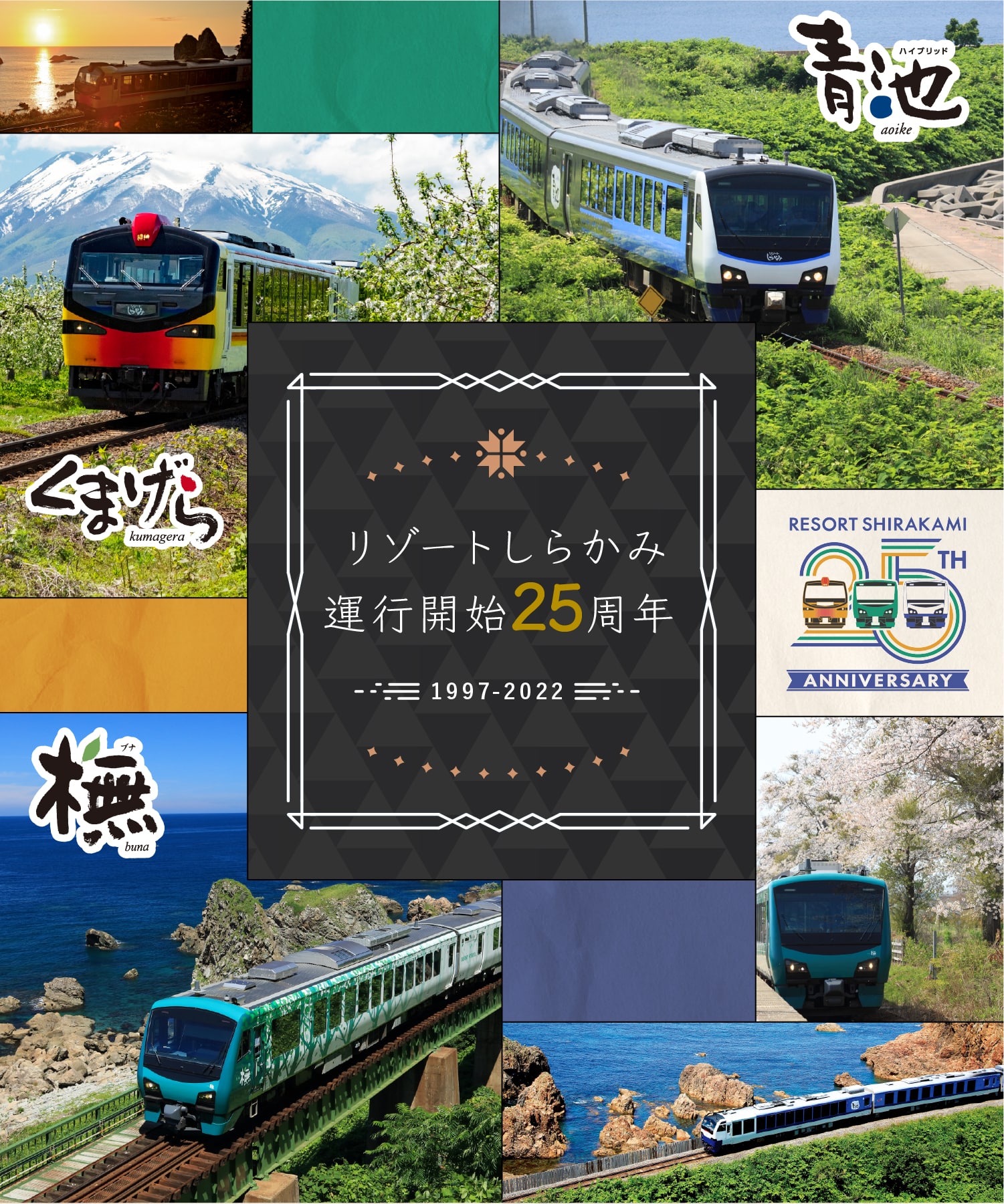 好きに JR東日本五能線 リゾートしらかみ 乗車記念×２枚セット aob.adv.br