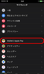 Apple Watchでご利用中のSuicaの「エクスプレス」設定1