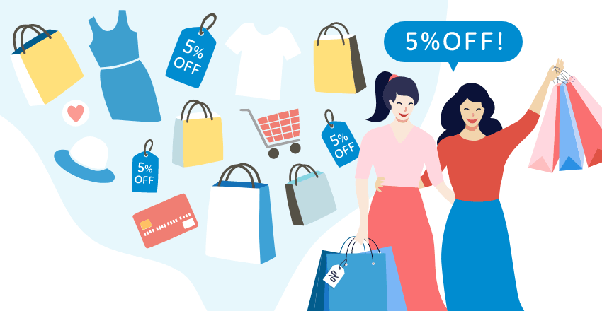 いつでも5%OFF イメージ