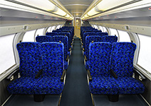 普通列車グリーン車座席のイメージ