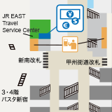 駅全体の構内図