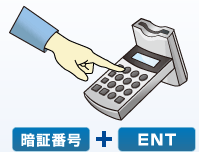 暗証番号のご入力 画像