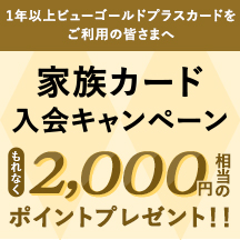 既にカードをお持ちの方向けキャンペーン一覧 ビューカード 既にカードをお持ちの方向けキャンペーン一覧 ビューカード