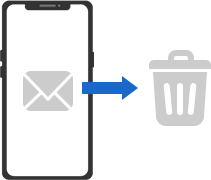 不審なメールを受信した場合は、開封せずに削除してくださいのイメージ