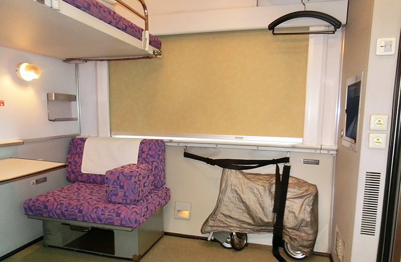 カシオペアコンパート 車椅子対応タイプ・1室のみ（4号車）のイメージ