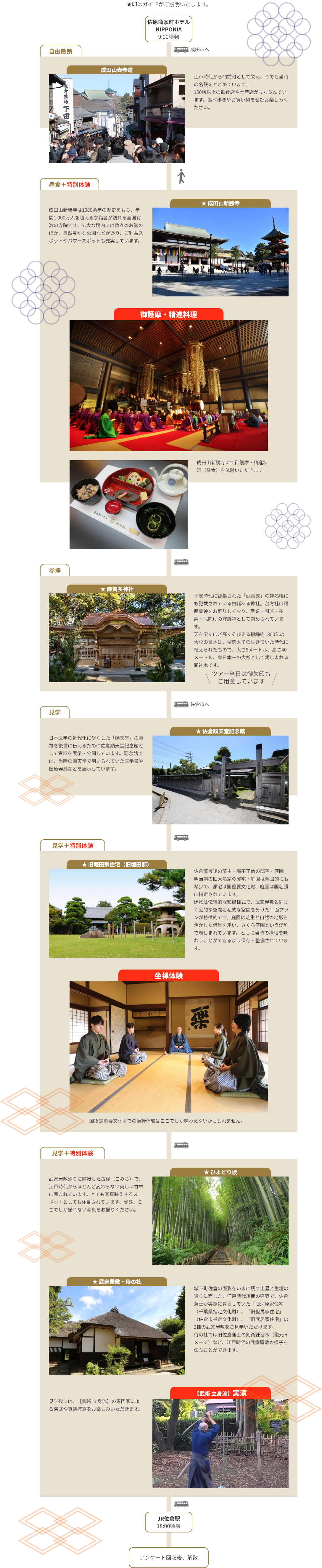 北総四都市周遊ツアー