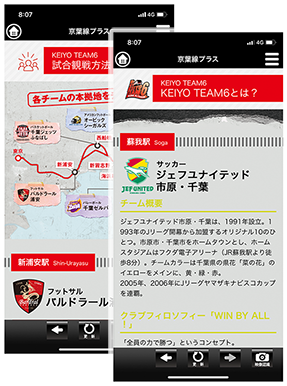 画面 試合観戦方法、KEIYO TEAM6とは?