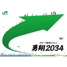 JR東日本グループ経営ビジョン「勇翔2034」のイメージ