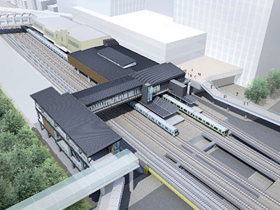松戸駅改良のイメージ
