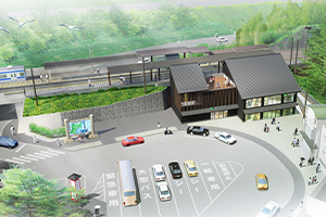 松島海岸駅改良のイメージ