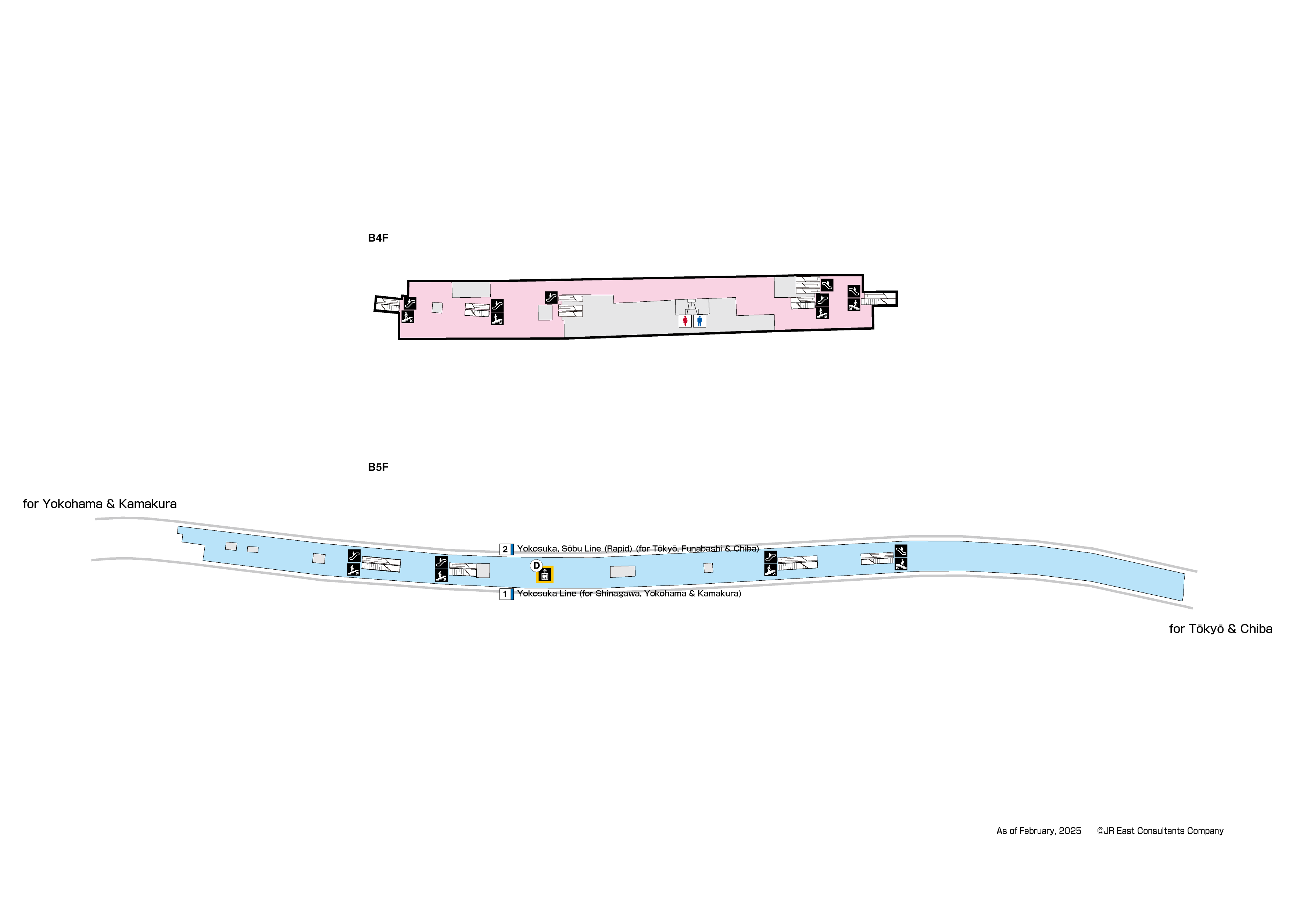 Shimbashi Station B5-B4Map