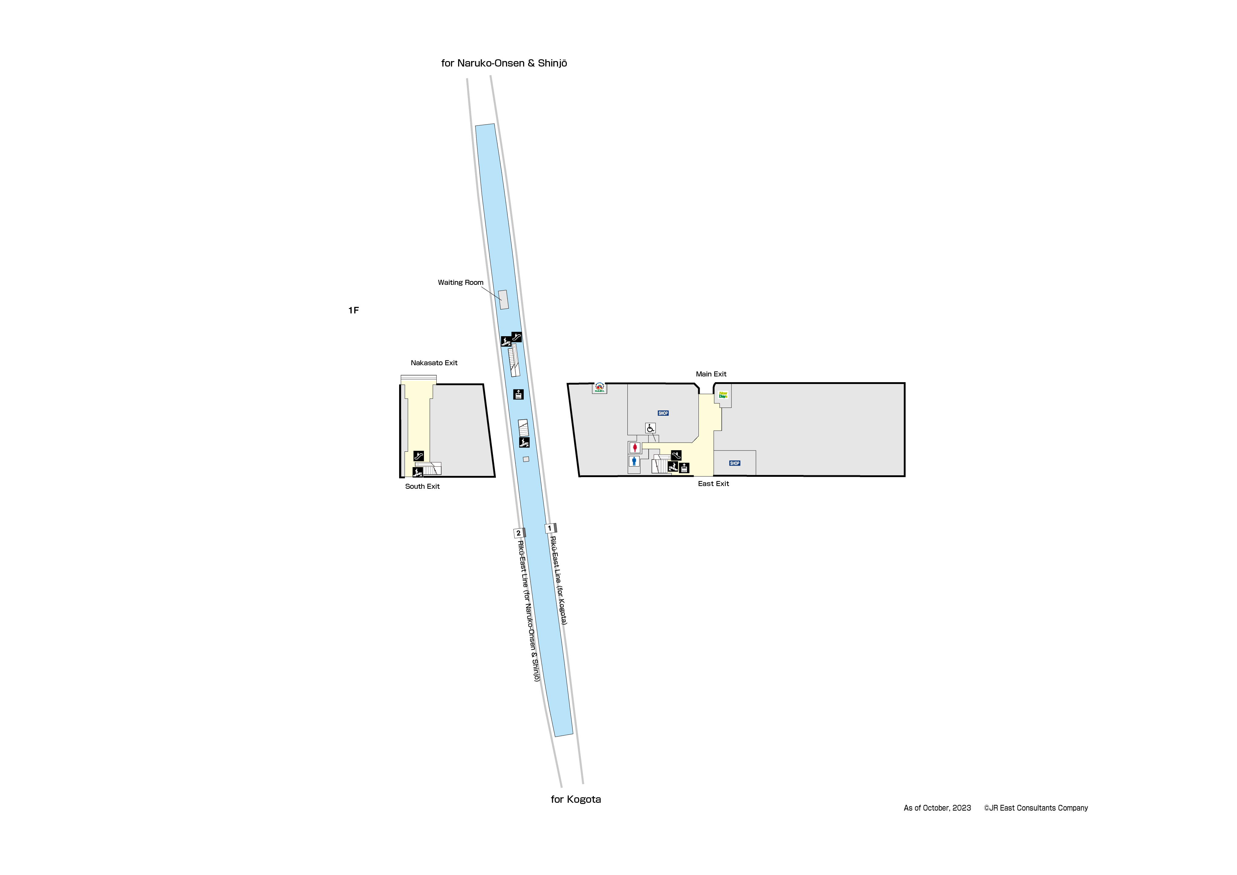 Furukawa Station 1FMap