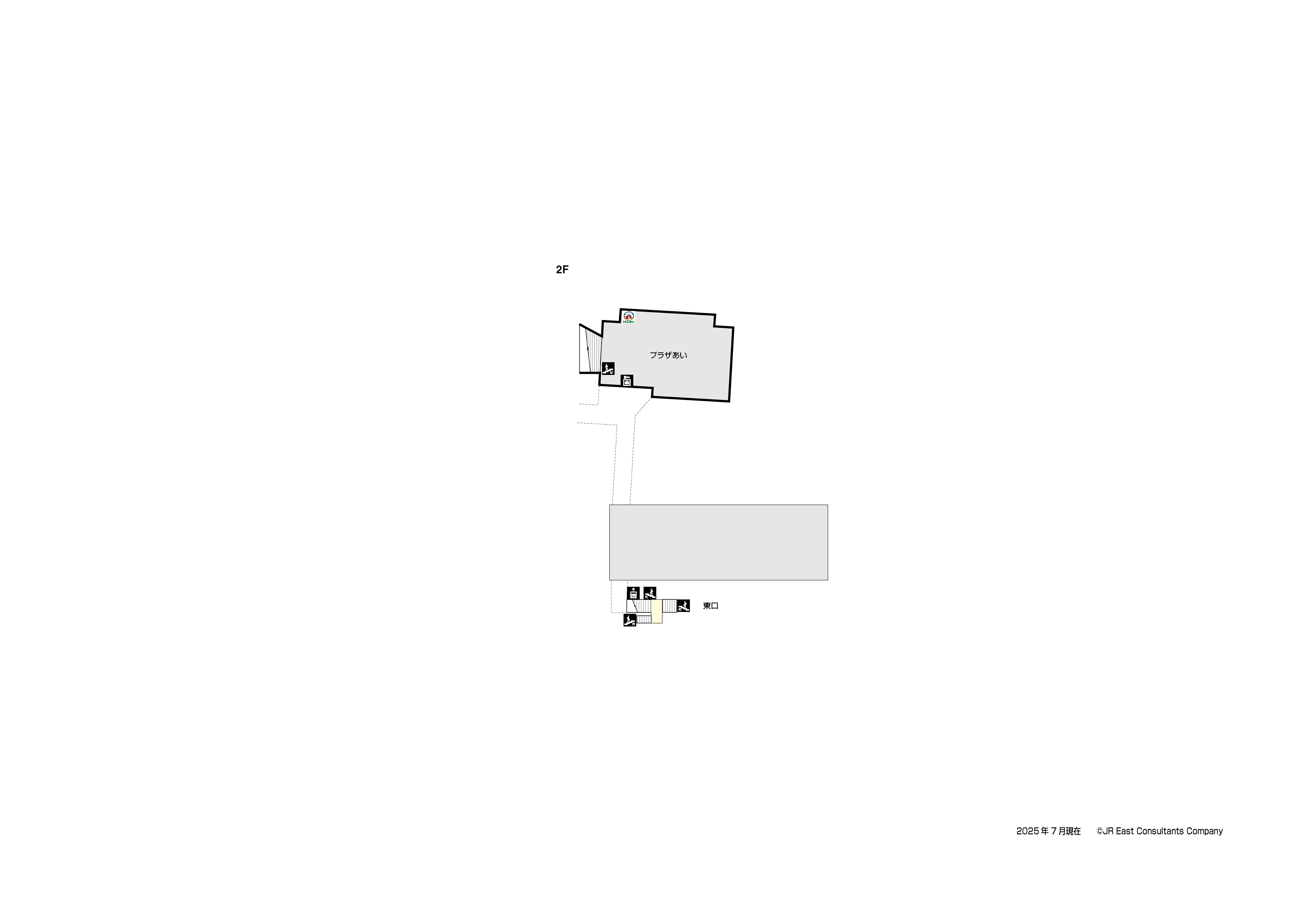 いわて沼宮内　2F構内図
