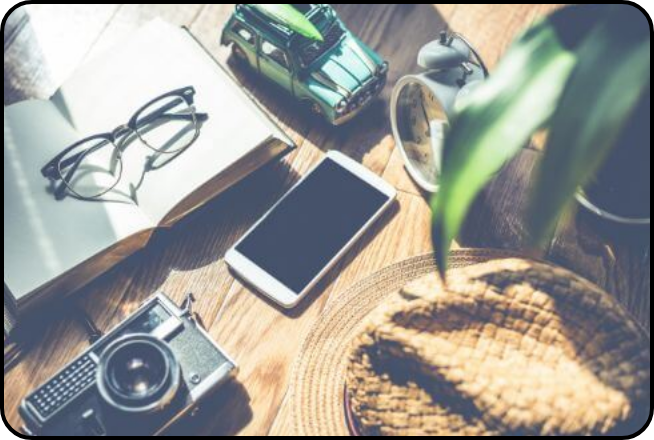 旅行荷物の写真