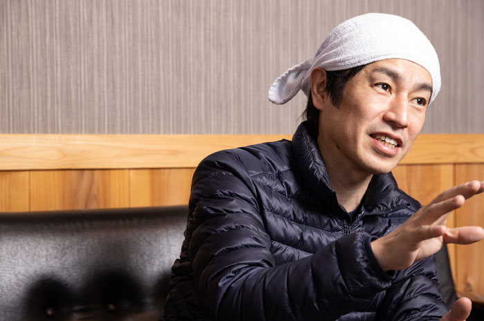 宮泉銘醸の宮森義弘さんの写真