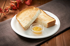 多摩川梨ジャムトースト