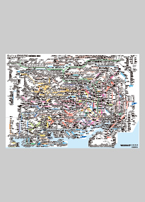 主要鐵道及地下鐵路線圖:首都區