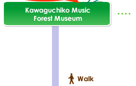 Kawaguchiko Music Forest Museum, Walk